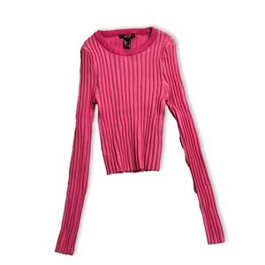 Forever 21 Pink Knit Long Sleeve Sweater | Knitwear | Size S | Brand New